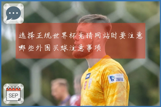 选择正规世界杯竞猜网站时要注意哪些外围买球注意事项